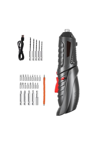 Symbee "3.6v Şarjlı Çok Fonksiyonlu Vidalama Seti - 25 Parça, Led Aydınlatmalı, 250 Rpm, 3.5nm Tork"