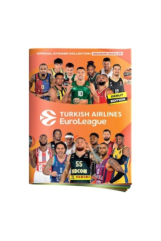 Official 2024-25 Turkish Airlines Euroleague Sticker Albümü Başlangıç Paketi