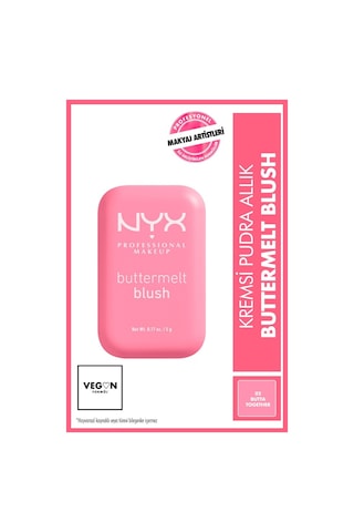 Nyx Professional Makeup Buttermelt Blush Kremsi Pudra Allık 02 Butta Together