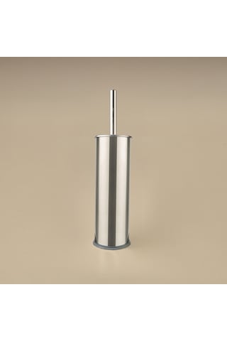 Bath Akıllı Kapaklı Tuvalet Fırçası - Krom - 36 Cm Renkli
