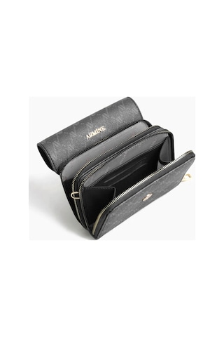 Armine 381 Kadın El Çantası Siyah Baskılı Siyah Baskılı