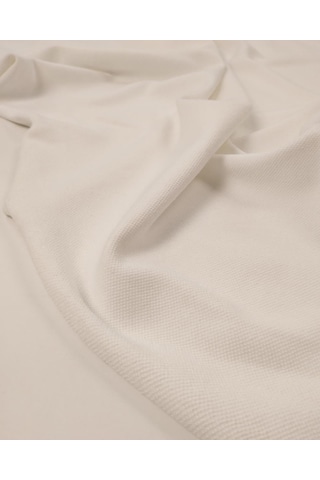 Beyaz Lacoste Görünümlü Örme Kumaş Esnek Tok Duruşlu Bluzluk & Elbiselik 140x220cm-11668