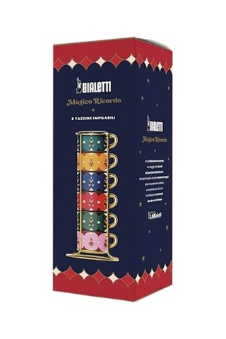 Bialetti İstiflenebilir 6'li Kahve Fincanı "teddy Bear" Çok Renkli