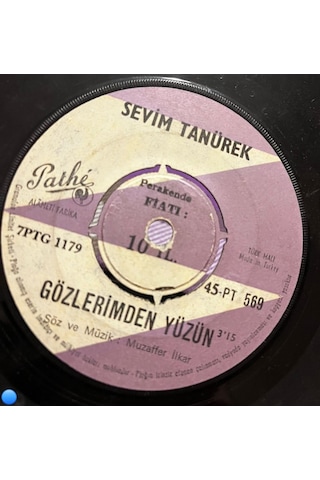 Sevim Tanürek - Kışlada Bahar İbibikler / Gözlerimden Yüzün 45'lik Plak