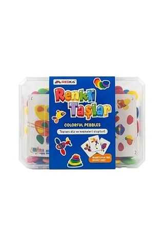 Renkli Taşlar, Eğitici Oyuncak, Renkli Çakıl Taşları