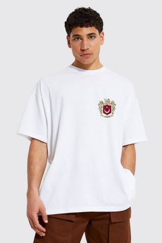 Prtnc Protonic Basic T-shirt Yeni Tasarım Türkiye Milli Logo Beyazbaskı