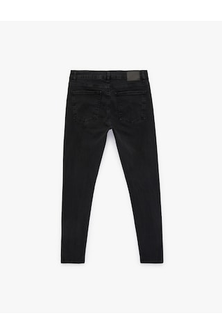 Koton Normal Bel Pamuklu Skinny Fit Jean Pantolon - Michael Jean Siyah 6sam40014nd Siyah