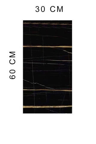 10 Adet 60x30 Kendiden Yapışkanlı Siyah Duvar Paneli