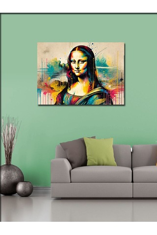 Kanvas Tablo Mona Lisa Sanatı 70cmx100cm