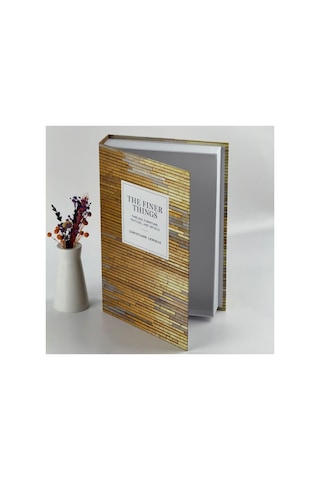 Bak Gel Al Kitap Görünümlü Dekoratif Kutu, Iskandinav Tarzı Kitap Şeklinde Saklama Kutusu, Ev Dekorasyonu, Modern Ev Dekorasyonu- Finer Things - Dvdktpkt006