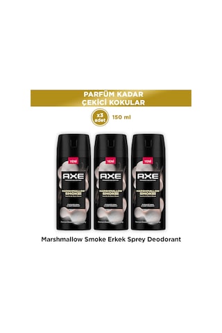 Axe Premium Collection Erkek Deodorant Marshmallow Smoke 150 Ml X3