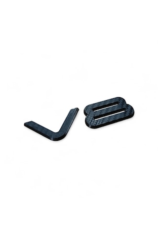 Jeep Grand Cherokee V8 Logo Karbon Görünüm Yüzey Siyah Arma Amblem Yazı 0