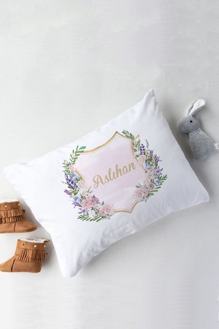 Lilabio %100 Organik Isme Özel Isimli 10lu Hastane Çıkışı Çiçek Ekru