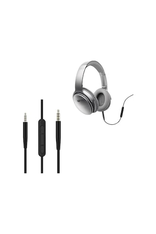 Bose QC25 QE2 QC35 QC35 II Uyumlu Mikrofonlu Kulaklık Ses Kablosu