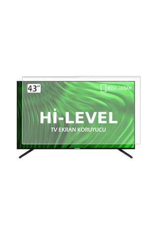 Hi-Level Uyumlu HL43DLK13 Tv Koruyucu - hi level 43" inç Tv Ekran Tv Ekr
