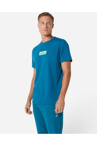 Asics Asıcs Chest Logo Tee Erkek Yeşil Kısa Kollu Tshirt 2031f333-400