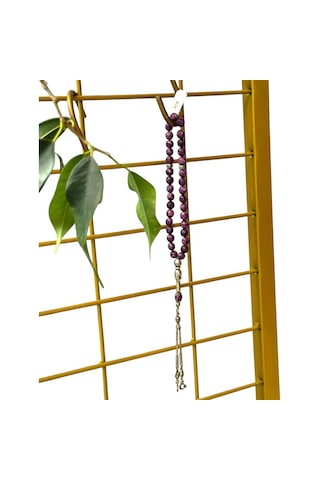 Kırmızı Sanat Evi Jade Sıralı Mor Erkek Doğal Taş Tesbih