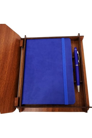 Deri Defter Kalem Set