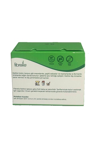 Fibrelle Ksilitol Xylitol Saşe 1 Saşe 5 G