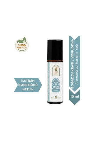 Boğaz Çakrası Vishuddha Aromaterapi Yağ Karışımı 10 Ml