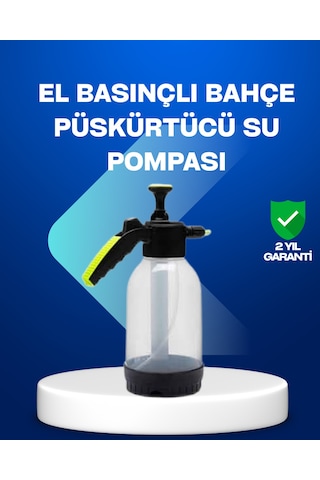 Basınçlı Manuel Köpük Pompası 2l Ayarlanabilir Sprey Başlıklı Temizlik Standart