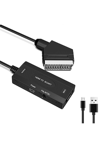 Alfais 5226 Hdmi To Scart 1080p Hd Av Video Çevirici Dönüştürücü Adaptör