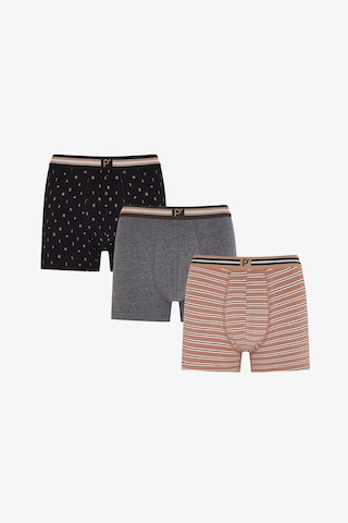 Penti Erkek Ember Çizgili 3lü Boxer Çok Renkli