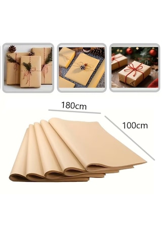 Kraft Ambalaj Paketleme Kağıdı 100cm X180cm 50 Adet