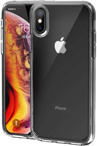 Apple Uyumlu iPhone XS 5.8 Kılıf Zore Coss Şeffaf Sert Silikon Kılıf Renksiz