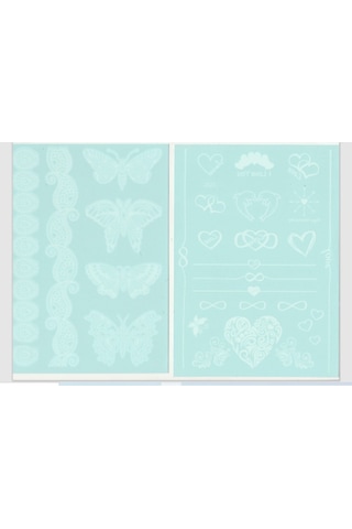 Enhavalı Beyaz Kına Gelin Dövmesi Model3