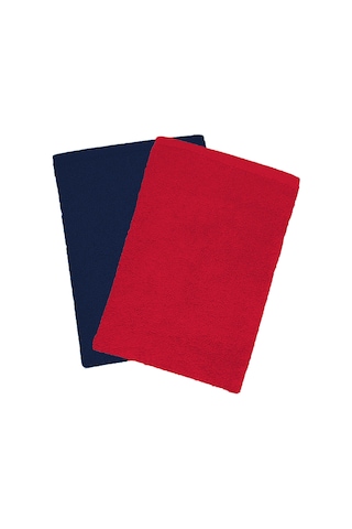 2 Li Lüks El Yüz Havlu Seti 50x90 Cm %100 Pamuklu Gramajlı Sija Lacivert