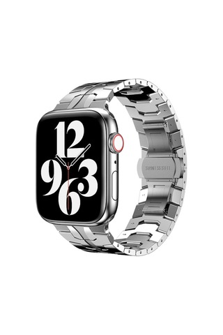 Apple Uyumlu Watch 7 45 MM Krd-63 Metal Kordon