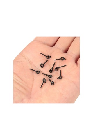 Novahub Tüm Yem Türleri İçin Sessiz Siyah Kaplama Boilie Yem Vidaları - Pratik Vida Bağlantılı