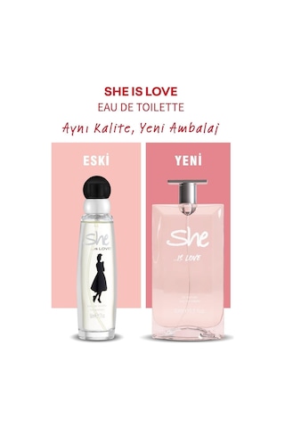 She Love Kadın Parfüm Edt 50 Ml Meyve