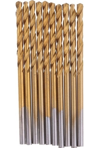 Lijinxu Magideal Büküm Matkap Düz Hss Titanyum Matkap Ucu Seti 50 Parça