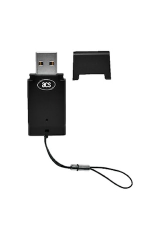 Acs Acr39t-a1 Usb Type-a Sım Boyutlu Temaslı E-imza Akıllı Kart Okuyucu