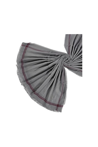 Mim Eşarp Mısırlı Eşarpları Pamuk Şal 100x200 Cm Gri