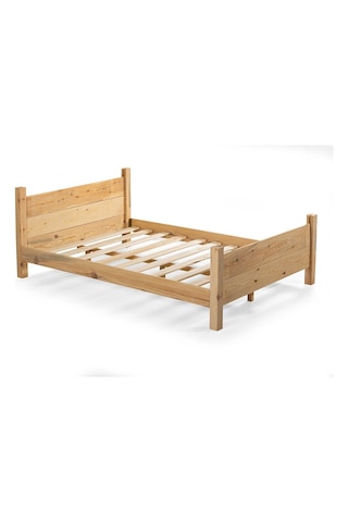 Melani İthal Çam Masif Ahşap Karyola 120x200