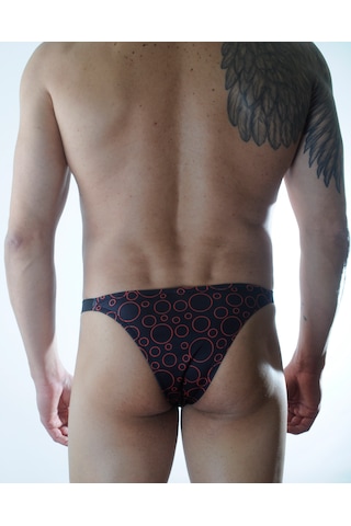 Don Moris Erkek Daire Desenli Brazillian Slip İç Giyim Dm301126 Çok Renkli