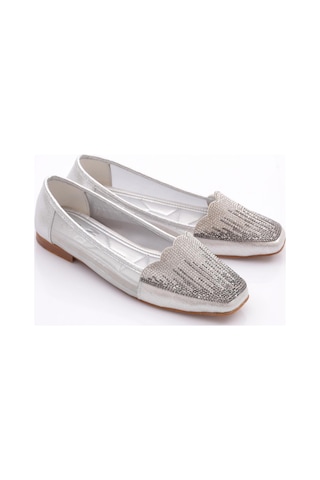 Dgn Y199 Kadin Düz Burun Babet Y199-1510-R4275 Gümüş