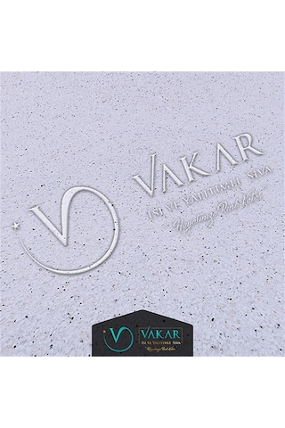 Vakar Premium Canli Siva Magic 01 2kg Paket Beyaz Zemin Siyah Desen