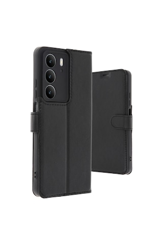 Realme C75 4g Trend S Plus Kapaklı Kılıf - Siyah