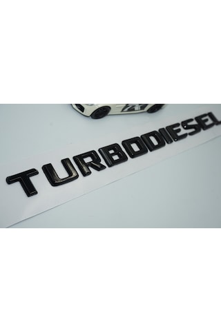 Dk Tuning Turbodiesel Bagaj Siyah Abs Yazı Logo Amblem Benz İle U