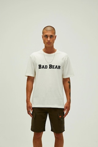 Bad Bear Title Erkek Bej Bisiklet Yaka Tişört 220107053-MAR Bej