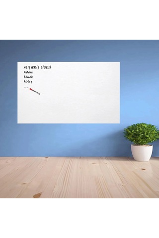 Manyetik Duvar Stickerı 100x60 Cm Ders Çalışma Yazı Tahtası