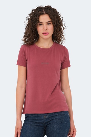Slazenger Paytons Kadın Bordo Tişört Bordo