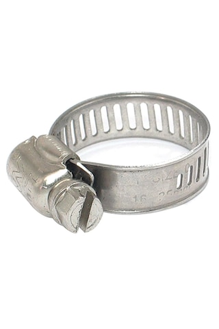10'lu Paslanmaz Krom Hortum Kelepçesi. Seri 20-32 Mm
