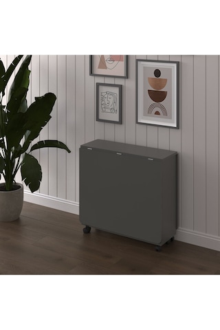 %100 Mdflam Katlanır Mutfak Masası Asra Trend KM-29