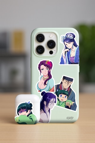 Kusuriya No Hitorigoto The Apothecary Diaries Anime Yapışkanlı Folyo Sticker Paketi 25 Adet Çok Renkli