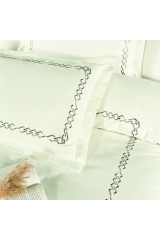 Maxstyle Knitted Saten Krem Çift Kişilik Nevresim Takımı Krem